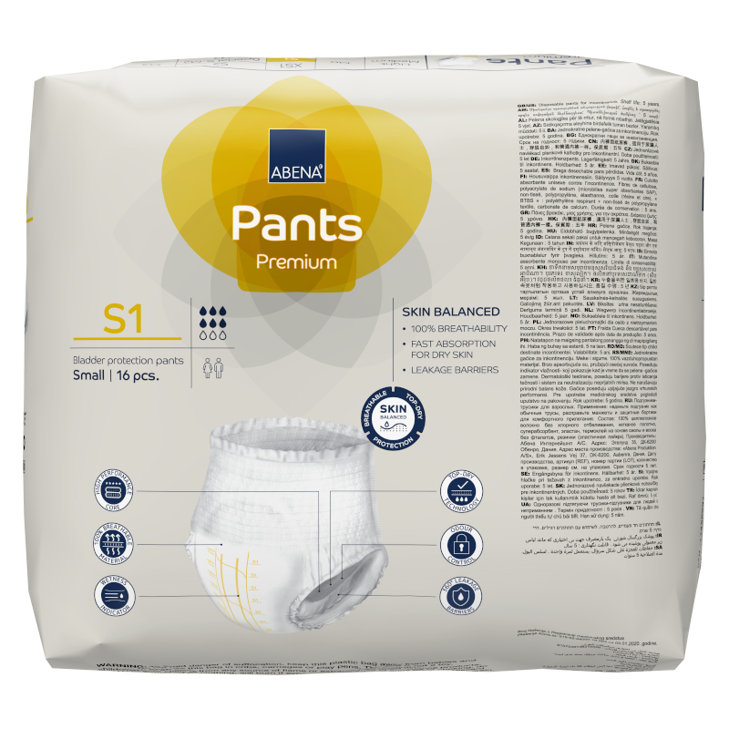 Abena Pants Premium S1 - (6 x 16 Stück)